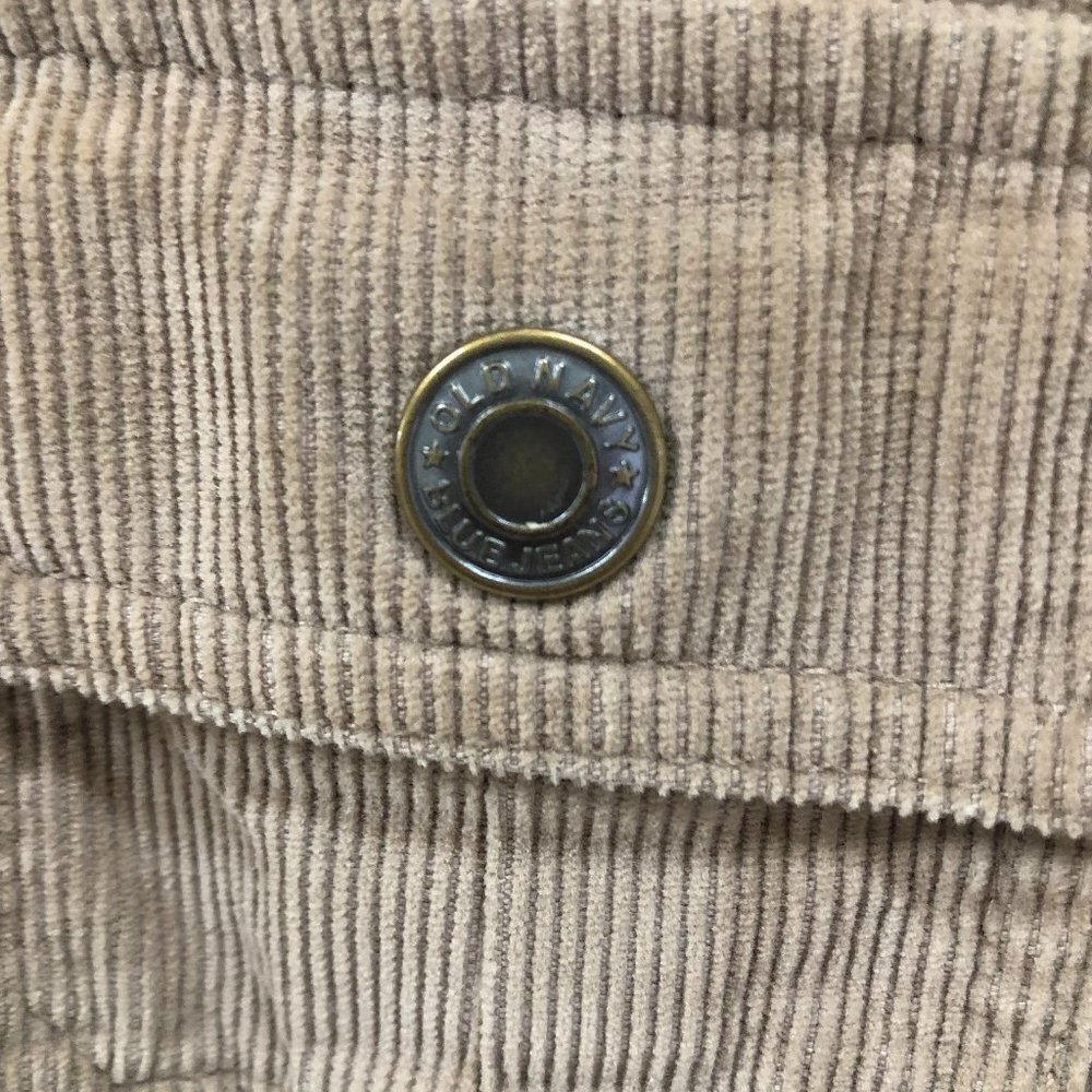 VINTAGE OLD NAVY TAN CORDUROY WOMENS JACKET SIZE SMALL - Picture 4 of 9